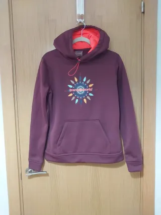 Sudadera Trango Talla M efecto neopreno.