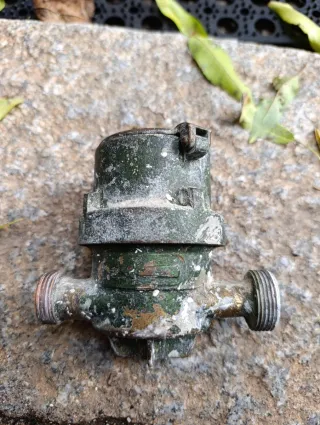 Contador de agua antiguo m³