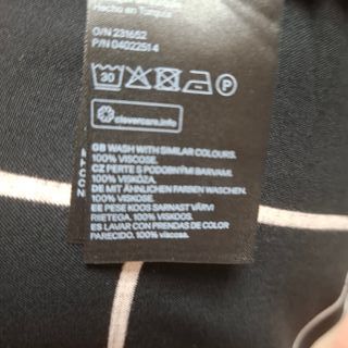 Vestido H&M cuadros cuello alto