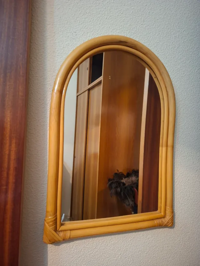 Espejo juvenil ratán