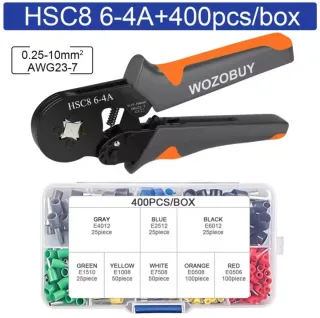 Alicates Prensado Terminales Punteras Eléctricas