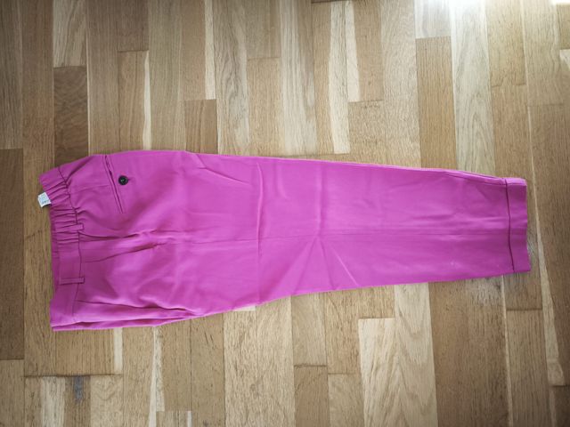 Pantalón Zara Fucsia Tobillero Talla XS