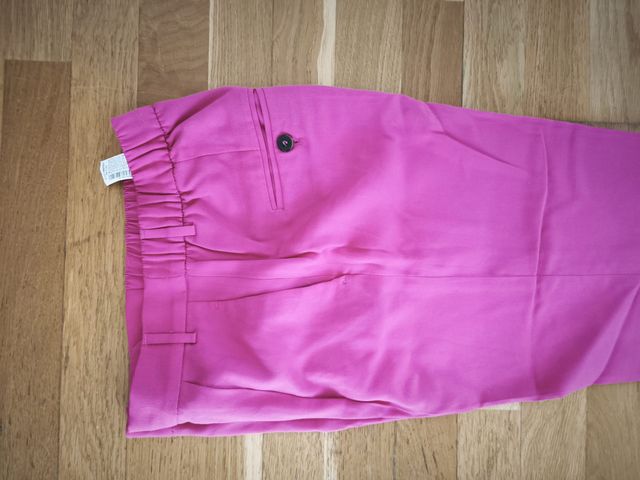 Pantalón Zara Fucsia Tobillero Talla XS