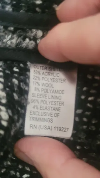 Chaqueta Massimo Dutti gris y negra