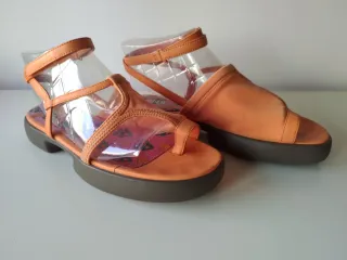 Sandalias Camper Mujer Naranja