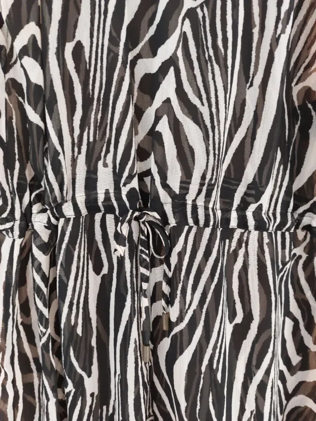 Mono transparente estampado cebra