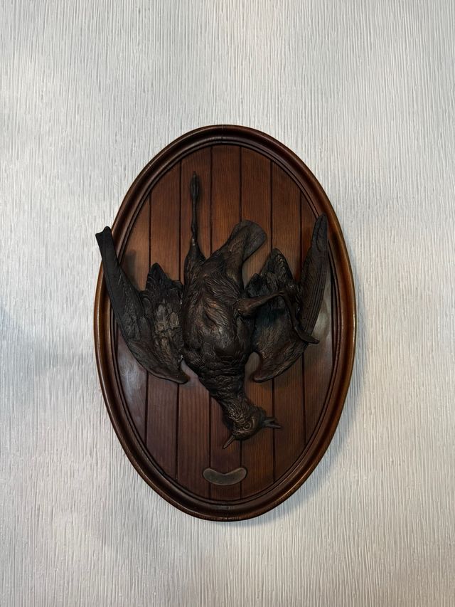 Adorno de pared Bronce y Madera