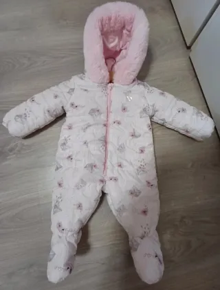 Tutone piumino invernale imbottito bambina Brums