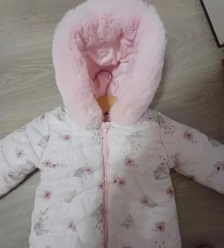 Tutone piumino invernale imbottito bambina Brums