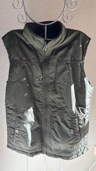 Chaleco acolchado sin mangas reversible