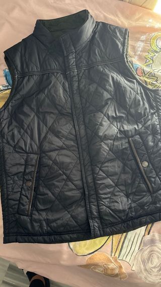 Chaleco acolchado sin mangas reversible
