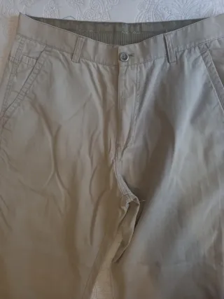 Pantalón beige hombre talla 40