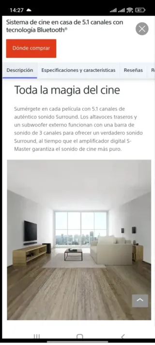 Home cinema Sony 5.1 HT-RT3