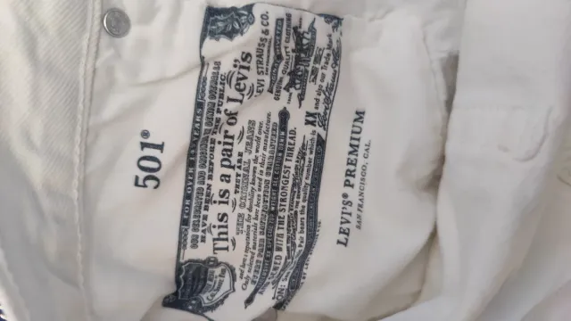 Levi's 501 premium Jeans Blancos talla 26