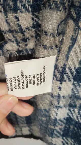 Chaleco acolchado hombre negro/marrón