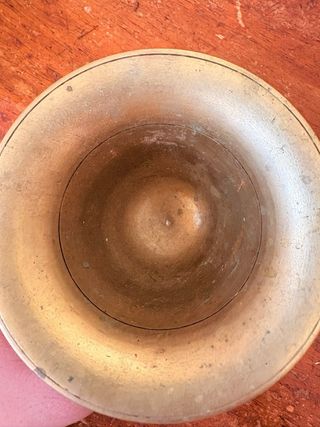 Mortero de Cobre con Figura Egipcia