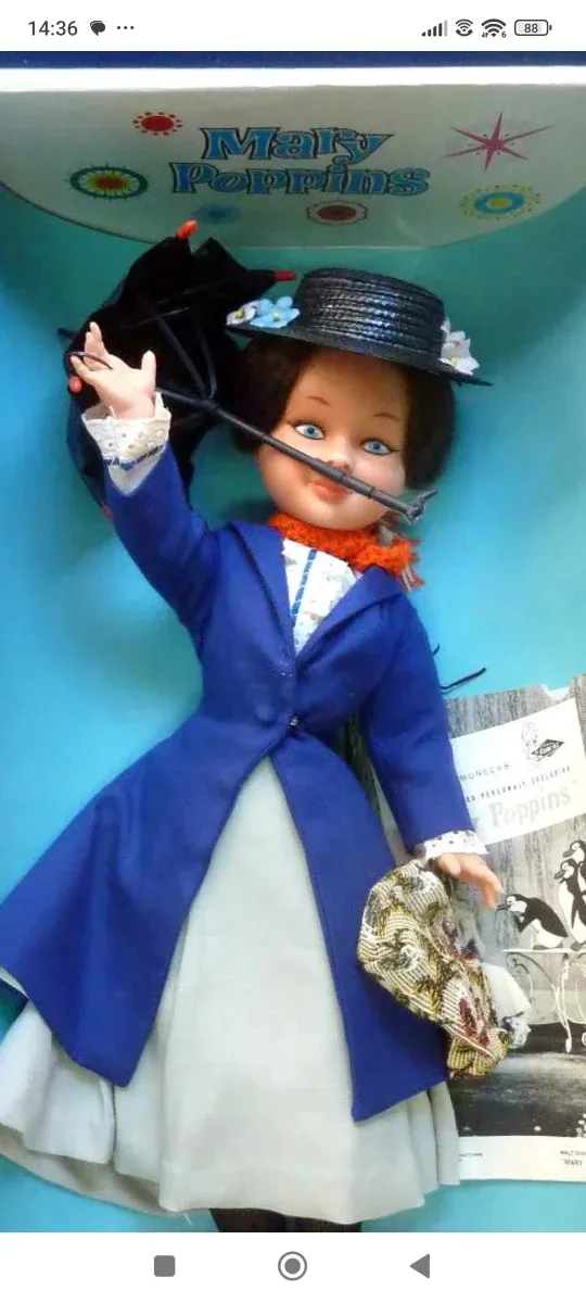 Bolso,Nancy, muñeca,Mary Poppins,famosa
