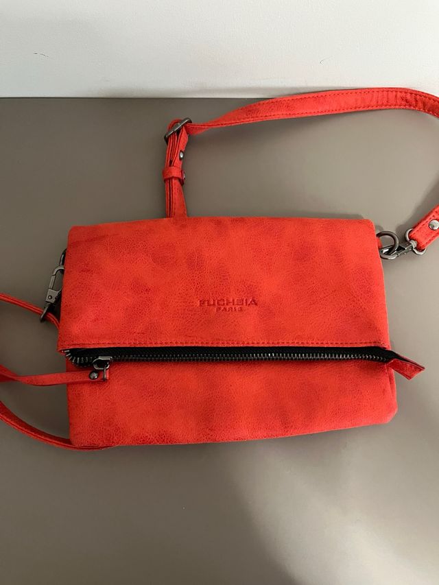 Bolso Fuchia Rojo Mujer