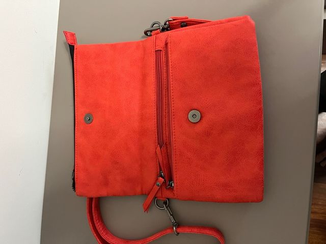 Bolso Fuchia Rojo Mujer
