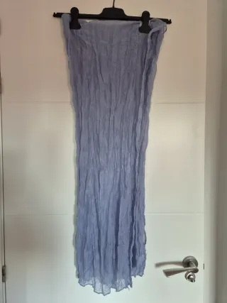Foulard azul lavado mujer