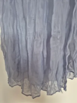 Foulard azul lavado mujer