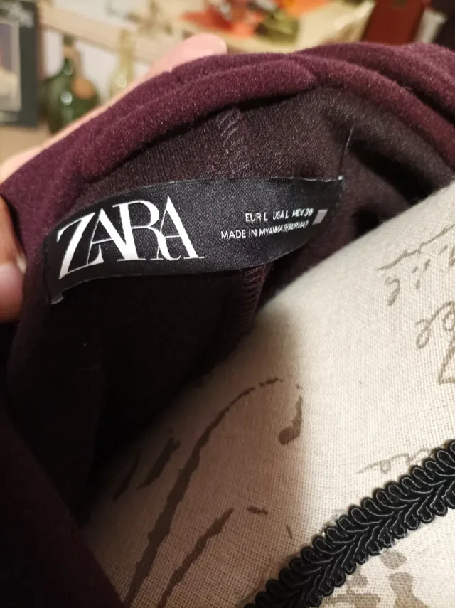 Abrigo paño Soft Zara T.L