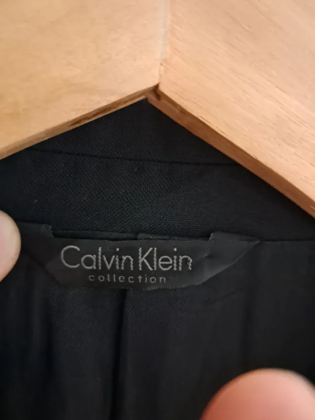 Americana Calvin Klein Negra Hombre