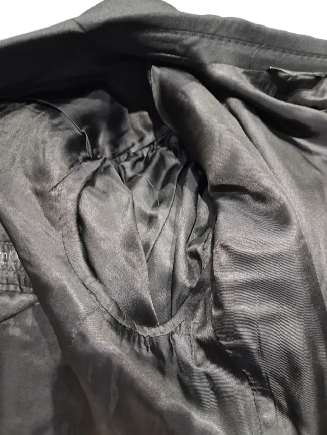 Americana Calvin Klein Negra Hombre