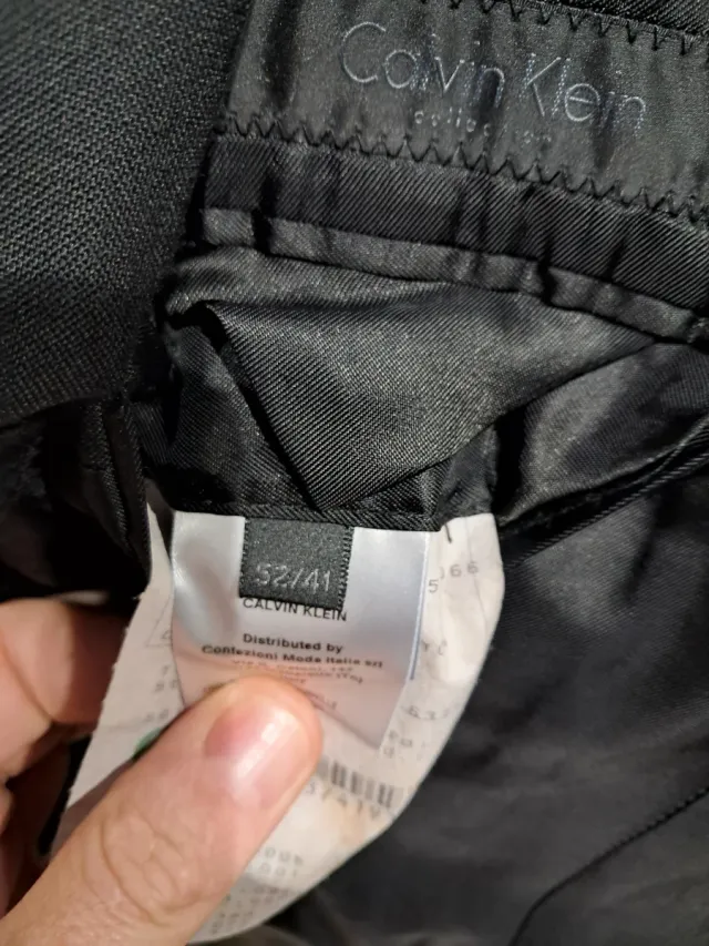 Americana Calvin Klein Negra Hombre