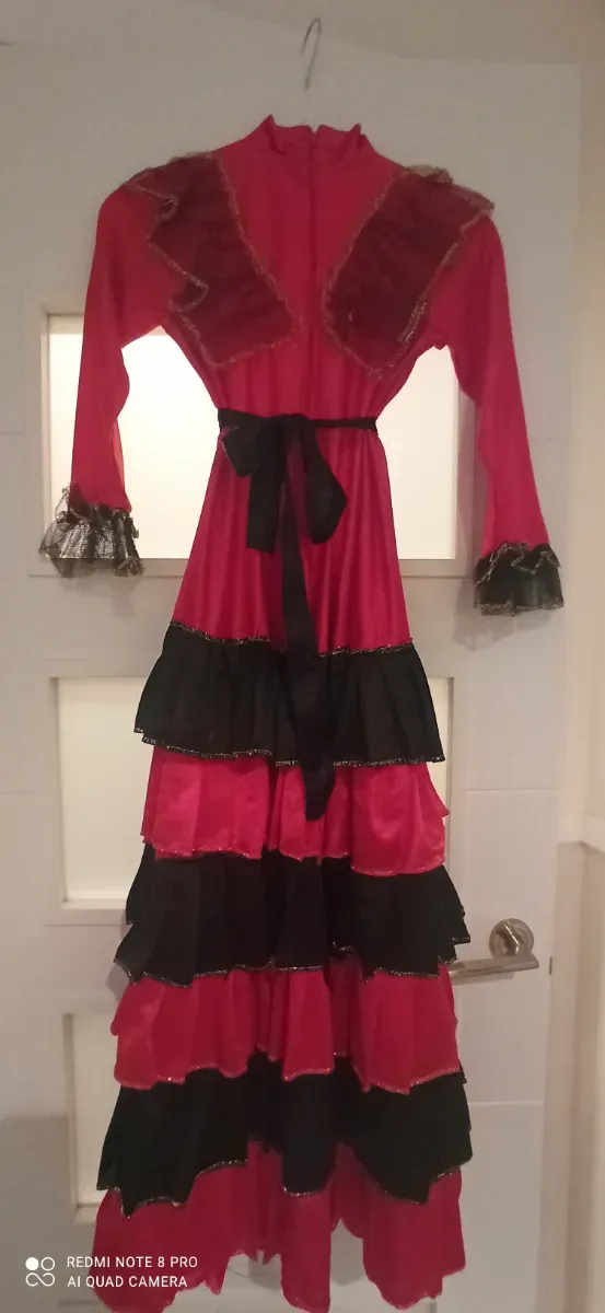 Vestido señorita(disfraz)