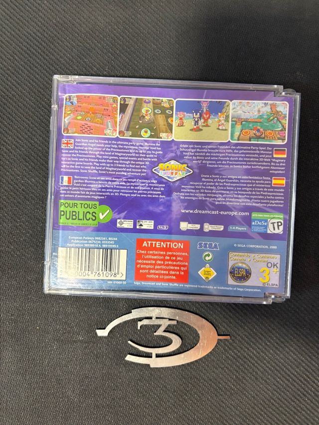 Sonic Shuffle+sega bass fishing Dreamcast