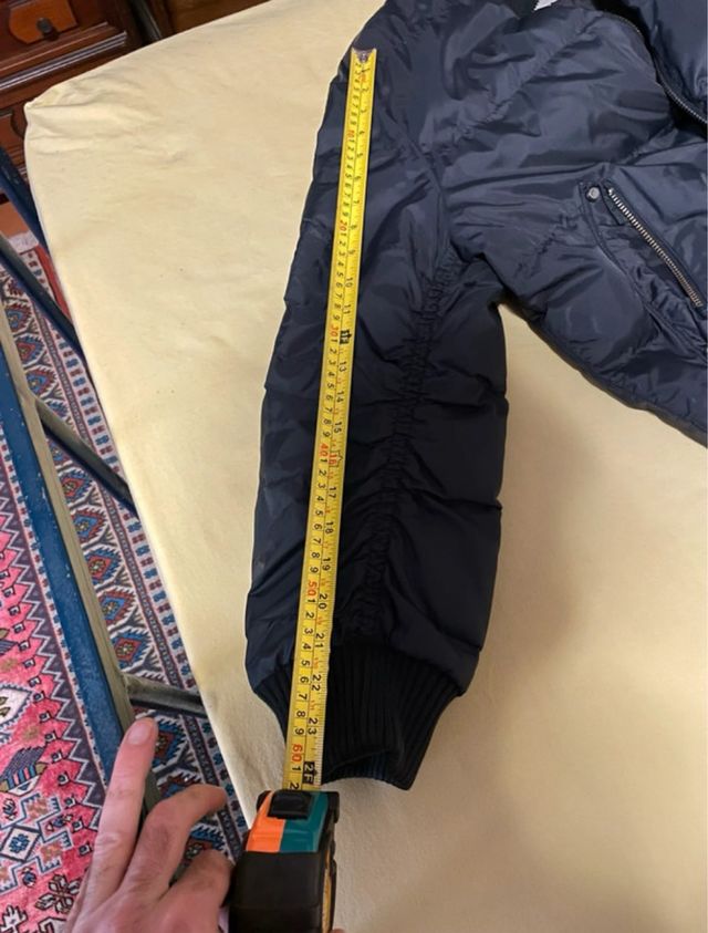 Piumino Bomber Caldo Imbottito Nero