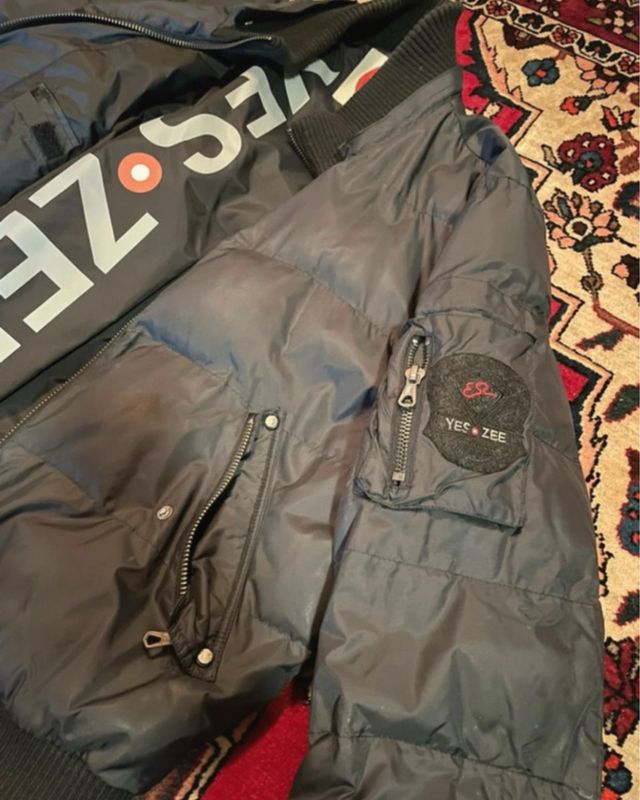 Piumino Bomber Caldo Imbottito Nero