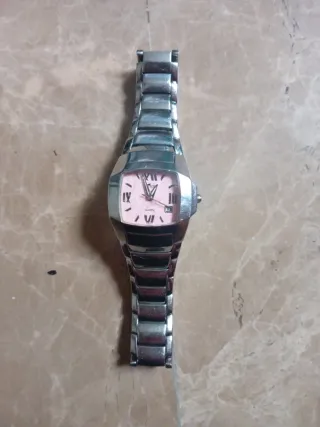 Reloj Lotus Mujer Rosa y Plateado