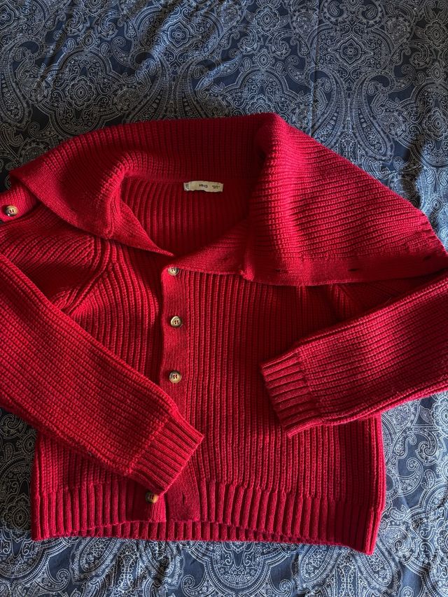 Jersey rojo de punto