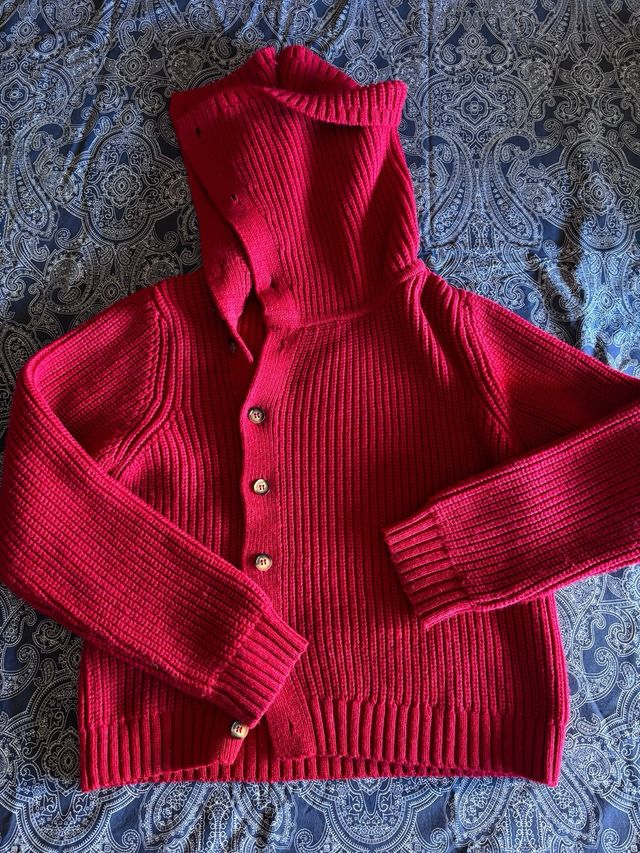 Jersey rojo de punto