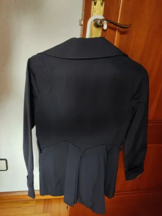 Chaqueta Zara Negra Doble Botonadura