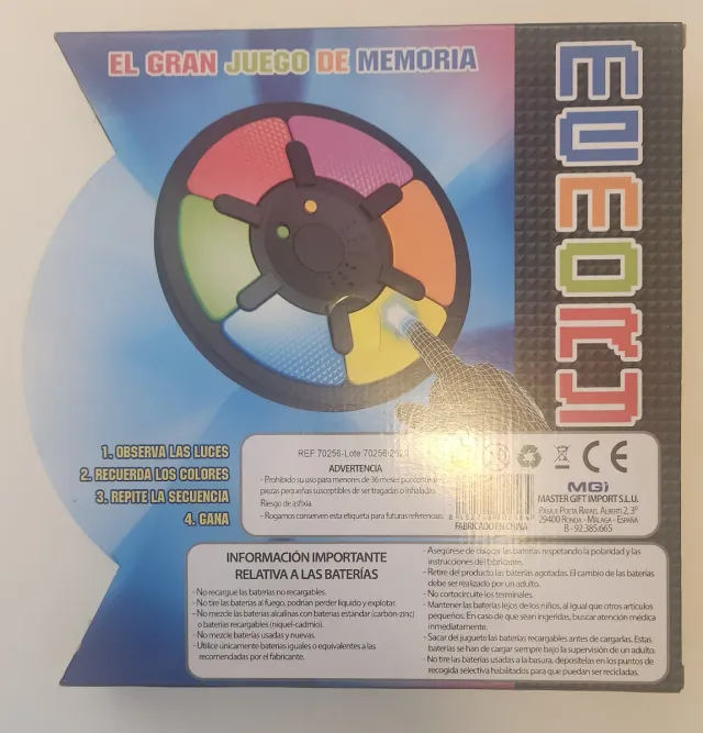 Juego de Memoria El Gran Juego