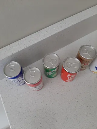 9 mini lattine bibite e birra