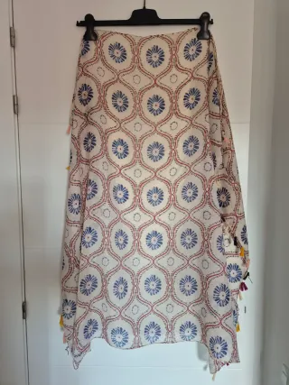 Foulard estampado floral