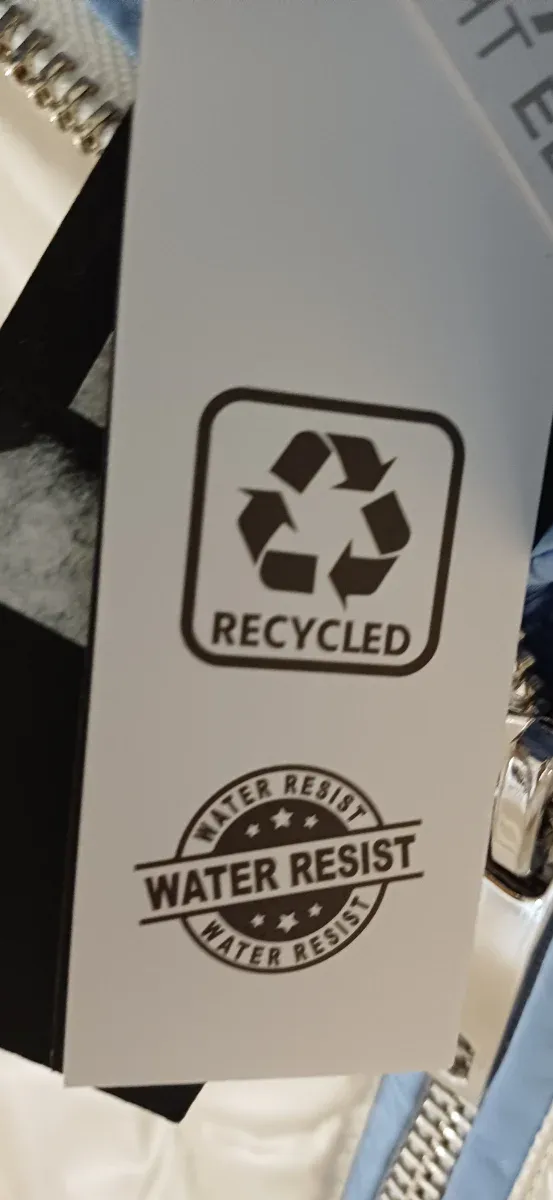 Plumífero LOcoluxo Premiu blanco capucha azul