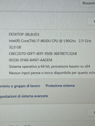 PC NOTEBOOK Toshiba z50-E 15.6" i7 32/1TB C. Nuovo