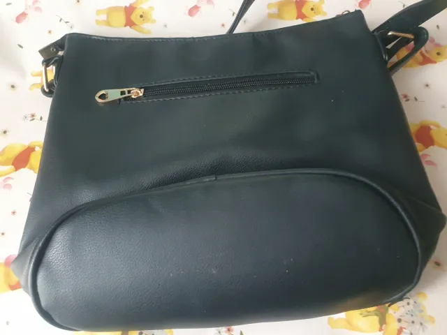 Bolso bandolera azul 28x24cm