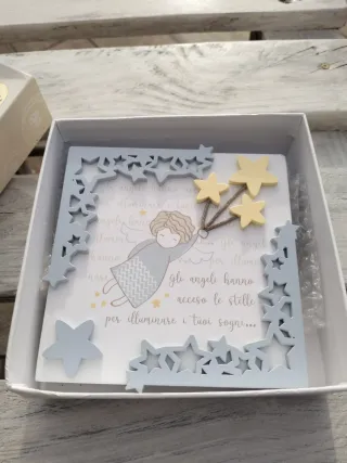 Quadretto Gli angeli hanno acceso le stelle