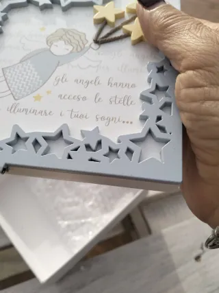 Quadretto Gli angeli hanno acceso le stelle