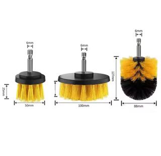 Pack 3 Cepillos Limpieza Taladro