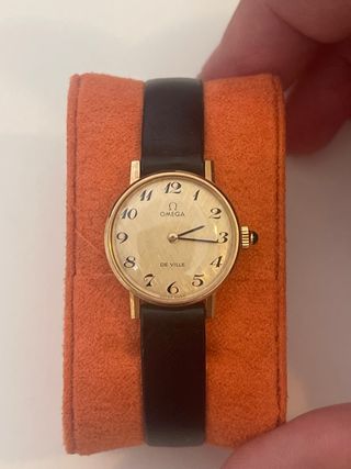 Omega De Ville Reloj Dama Dorado