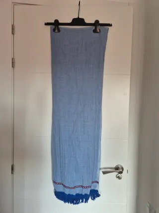 Foulard azul mujer