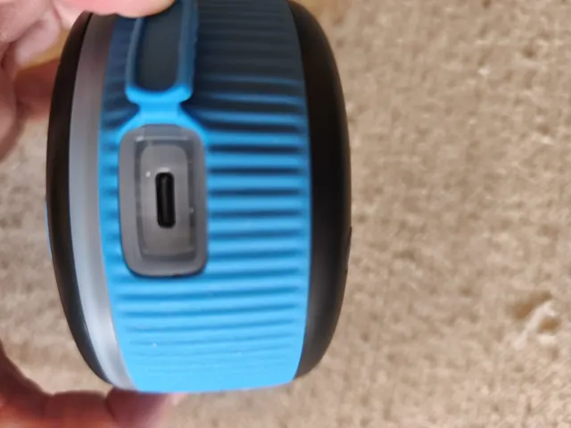 Altavoz Ducha Impermeable Negro/Azul