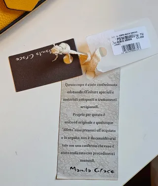 Borsa Manila Grace Maida finta pelle borchie